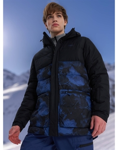 Пуховик мужской, Черный Термит
