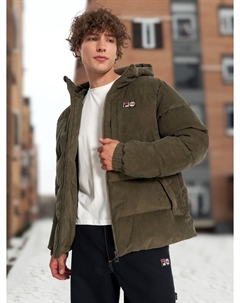 Пуховик мужской, Зеленый Fila