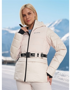 Пуховик женский, Бежевый Glissade