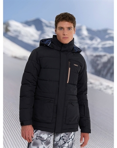 Пуховик мужской, Черный Термит