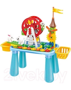Развивающий игровой стол Pituso С конструктором / HW20034230