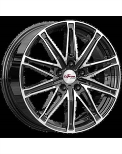 Литой диск iFree Виар 17x6.5" 5x105мм DIA 56.6мм ET 38мм Блэк джек Ifree