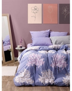 Пододеяльник Ночь нежна Весенние деревья осн. Евро / 71107-1