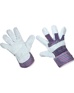 Перчатки защитные Rexant Спилковые 09-0251