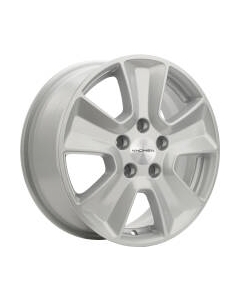 Литой диск Khomen KHW1601 Ceed 16x6.5" 5x114.3мм DIA 67.1мм ET 50мм F-Silver