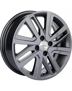 Литой диск Khomen KHW1609 X-Ray 16x6" 4x100мм DIA 60.1мм ET 41мм Gray