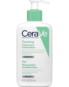 Гель для тела CeraVe Для нормальной и жирной кожи лица и тела Cerave