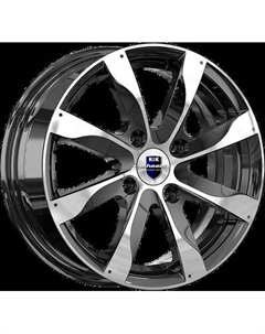 Литой диск K&K Джемини 15x6" 4x100мм DIA 67.1мм ET 45мм Алмаз черный K&k