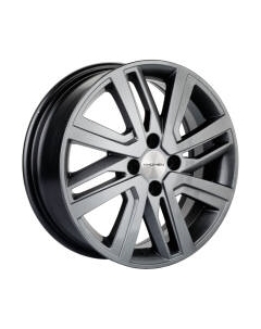 Литой диск Khomen KHW1609 Stepway 16x6" 4x100мм DIA 60.1мм ET 37мм Gray