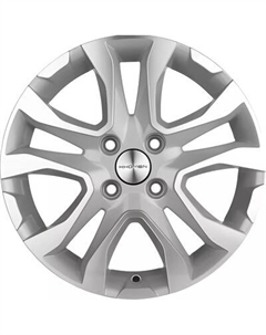 Литой диск Khomen KHW1503 Rio/Solaris 15x6" 4x100мм DIA 54.1мм ET 46мм F-Silver-FP
