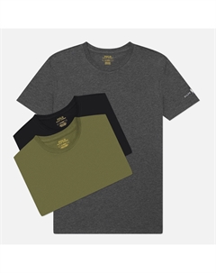 Комплект мужских футболок Logo Sleeve Crew Neck 3-Pack Polo ralph lauren