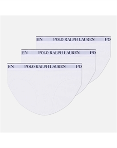 Комплект мужских трусов BCI Cotton/Elastane Low Rise Brief 3-Pack Polo ralph lauren