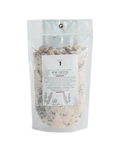 Соль для ванн "PINK MOOD" Английская и гималайская с лавандой и бутонами роз 400 Sofia spa