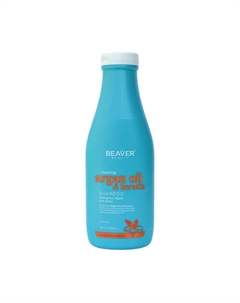 Шампунь для поврежденных волос Argan Oil & keratin Shampoo 730 Beaver