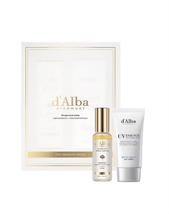 Подарочный набор: сыворотка + солнцезащитный крем D`alba
