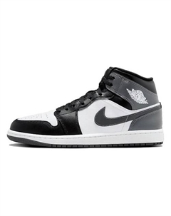 Кроссовки 1 Mid Black White Iron Grey Nike