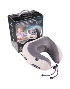 CS MEDICA Подушка массажная роликовая беспроводная для шеи VibraPulsar CS-cr4 DUAL RELAX Cs medica