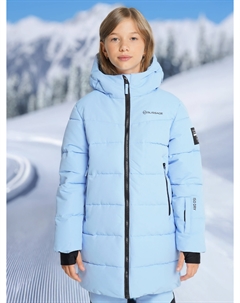 Пуховик для девочек, Синий Glissade