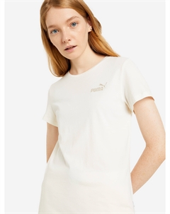 Футболка женская ESS+ Embroidery, Бежевый Puma