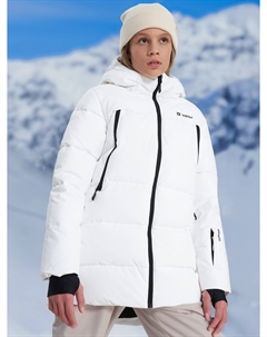 Пуховик для девочек, Белый Volkl