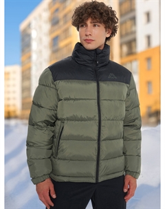Пуховик мужской, Зеленый Kappa