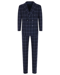 Костюм шерстяной в клетку Stile latino