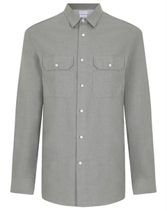 Рубашка Easy Fit хлопковая Brunello cucinelli