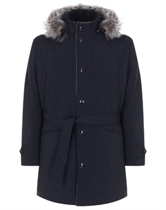 Пуховик с мехом Kiton