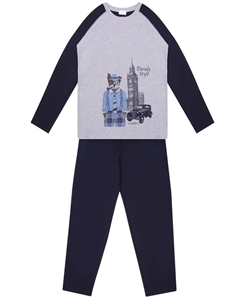 Пижама с принтом хлопковая La perla