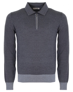 Шерстяное поло на молнии Fioroni cashmere