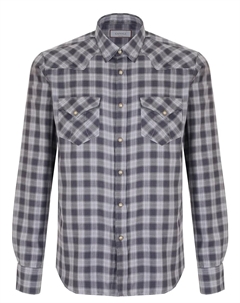 Рубашка Regular Fit хлопковая Canali