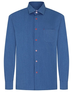 Рубашка Slim Fit хлопковая Kiton