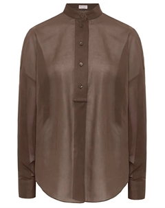 Блуза хлопковая Brunello cucinelli