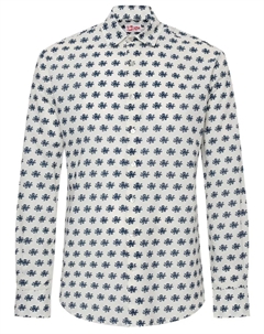 Рубашка Slim Fit хлопковая Mc2 saint barth