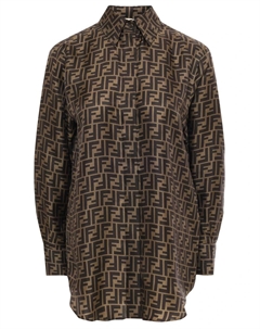 Рубашка шелковая Fendi