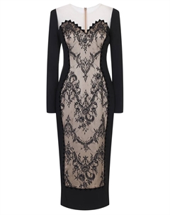 Платье-футляр из вискозы Yanina