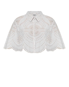 Блуза из хлопка и льна Charo ruiz