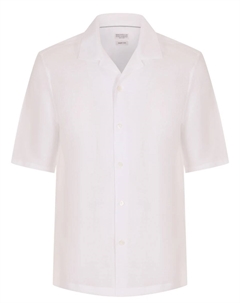 Рубашка Easy Fit льняная Brunello cucinelli