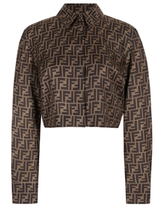 Блуза шелковая Fendi