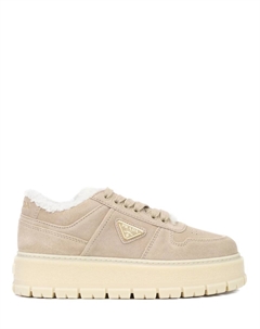 Кеды замшевые на меху Prada