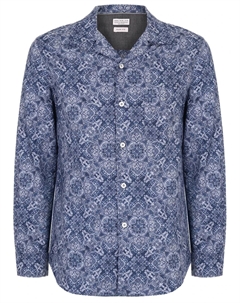 Рубашка Easy Fit хлопковая Brunello cucinelli