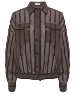 Рубашка хлопковая Brunello cucinelli