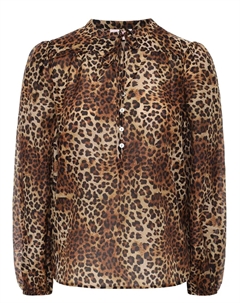 Блуза из хлопка и шелка Mc2 saint barth