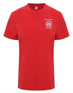 Футболка хлопковая Sporty & rich