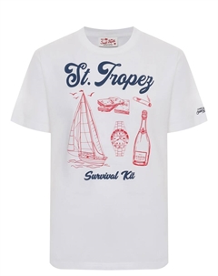 Футболка хлопковая Mc2 saint barth