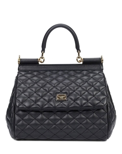 Сумка кожаная Sicily Dolce&gabbana