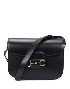 Сумка кожаная Horsebit Gucci