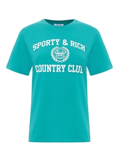 Футболка хлопковая Sporty & rich