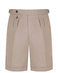 Шорты из хлопка и льна Brunello cucinelli