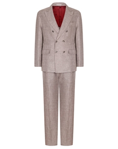 Костюм изо льна и шерсти Brunello cucinelli